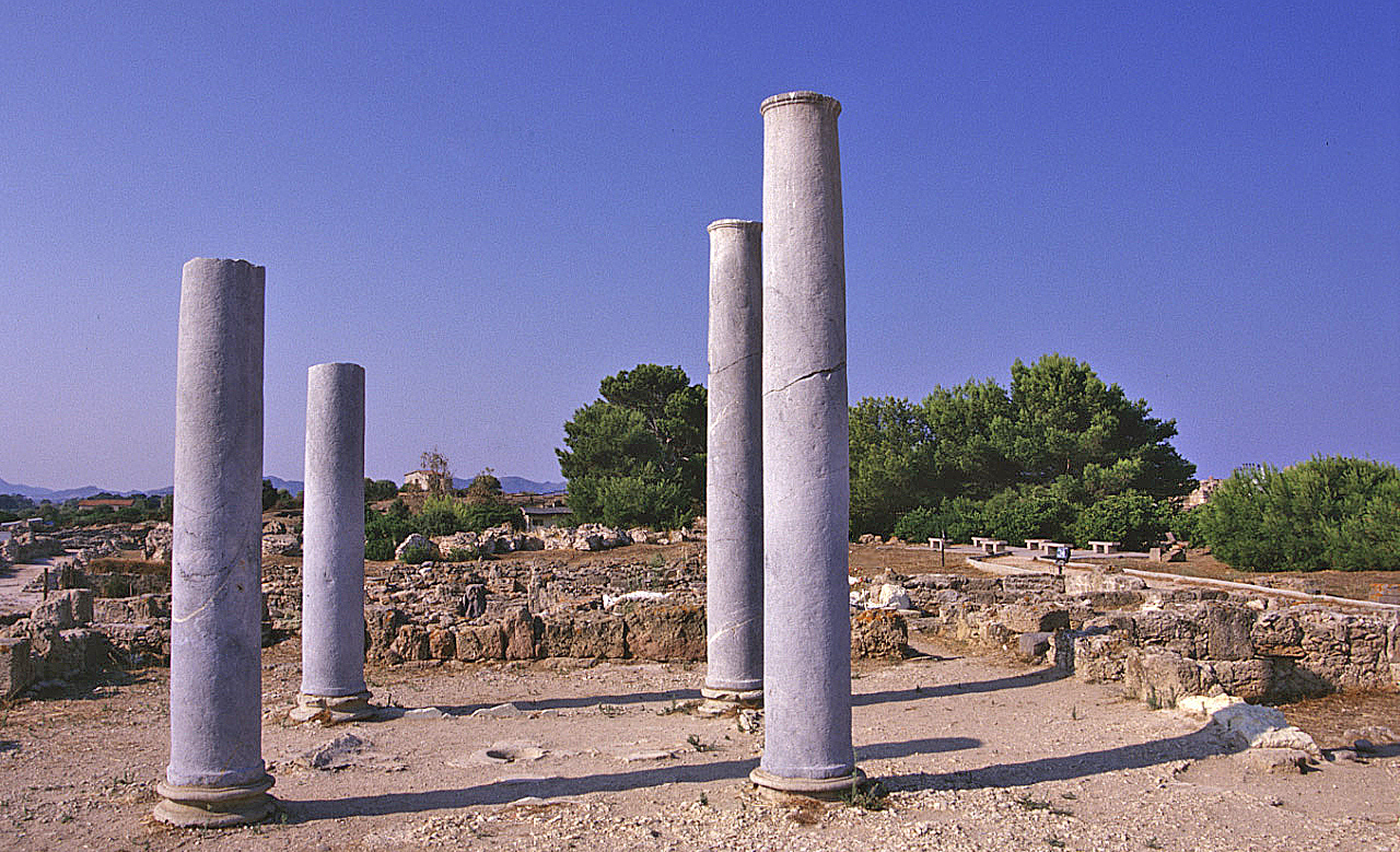Sardegna Cagliari Pula area archeologica di Nora