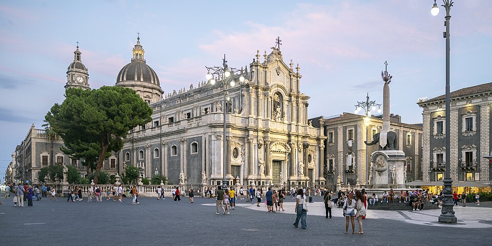 Piazza del Duomo a Catania